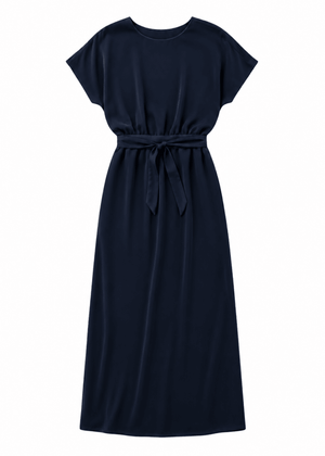 Go Slouch Dress in Midnight from GO SILK at Edito Boutique