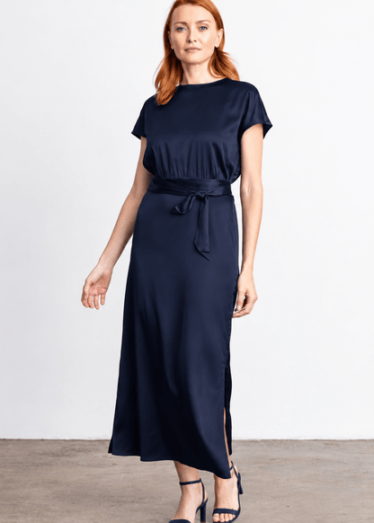 Go Slouch Dress in Midnight from GO SILK at Edito Boutique