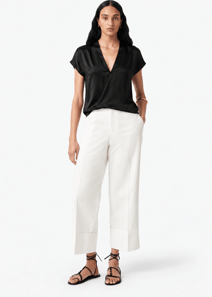 Go Wrapper Delight Top in Black from GO SILK at Edito Boutique