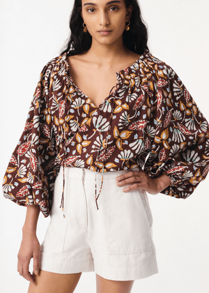 Graviere Shorts in Ecru from VANESSA BRUNO at Edito boutique