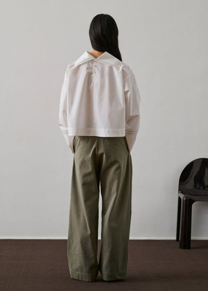 Guillemette Shirt in White from SOEUR at Edito boutique