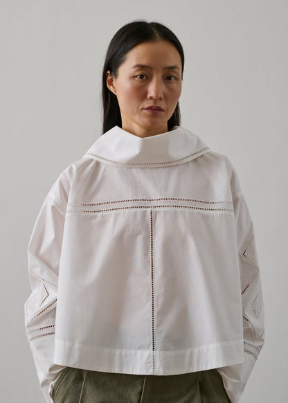 Guillemette Shirt in White from SOEUR at Edito boutique