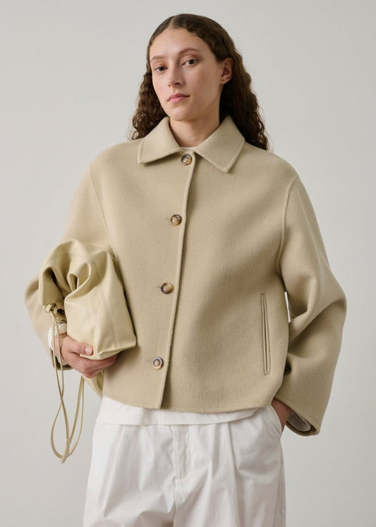 Gyoda Coat in Chalk from SOEUR at Edito boutique