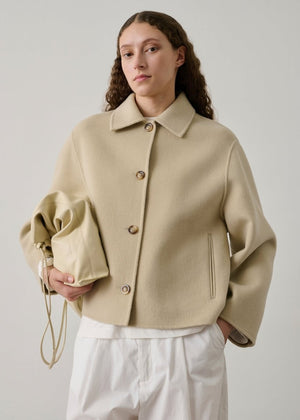 Gyoda Coat in Chalk from SOEUR at Edito boutique