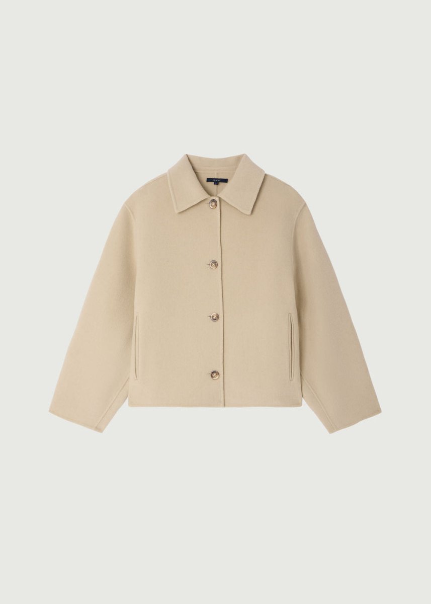 Gyoda Coat in Chalk from SOEUR at Edito boutique