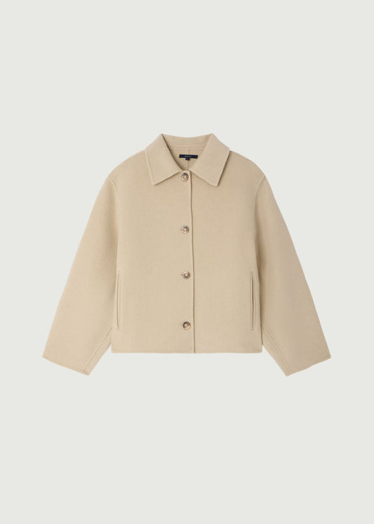 Gyoda Coat in Chalk from SOEUR at Edito boutique