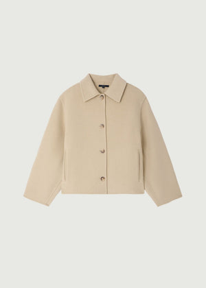 Gyoda Coat in Chalk from SOEUR at Edito boutique