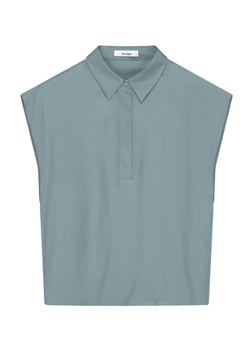 Hadler Silk Top in Leiff from JAC + JACK at Edito Boutique