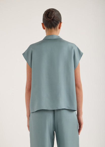 Hadler Silk Top in Leiff from JAC + JACK at Edito Boutique