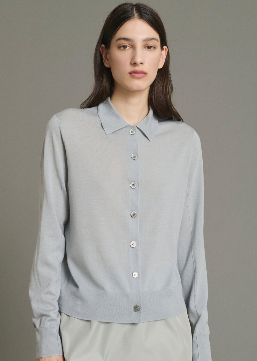 Hailey Cardigan in Blue from SOEUR at Edito Boutique