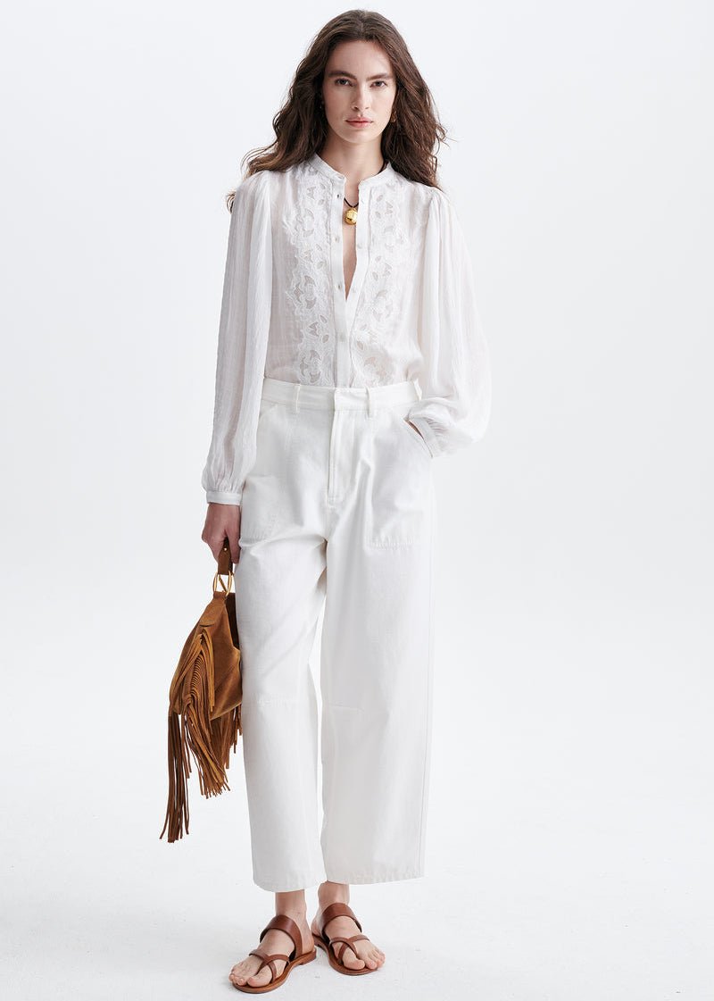 Haldo Blouse in Ecru from VANESSA BRUNO at Edito Boutique
