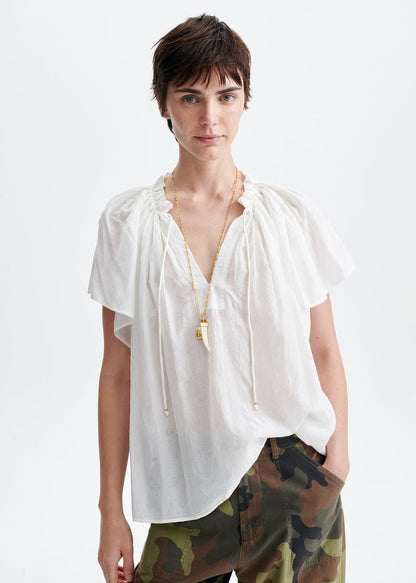 Halisson blouse in Off White from VANESSA BRUNO at Edito Boutique