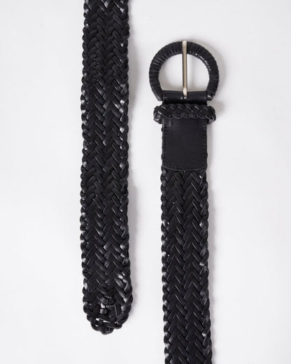 Handwoven Belt Black from DRAGON DIFFUSION at Edito boutique