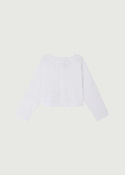 Hansel Shirt in White from SOEUR at Edito boutique