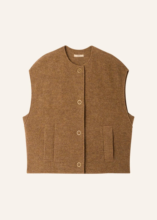 Hanzo Vest in Alpaga from SESSUN at Edito Boutique