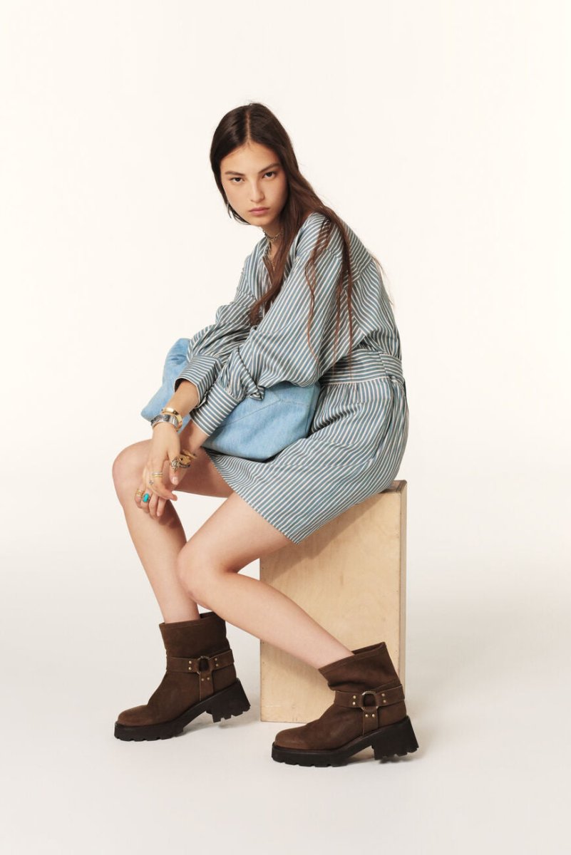 Haris Belted Dress from BA&SH at Edito boutique