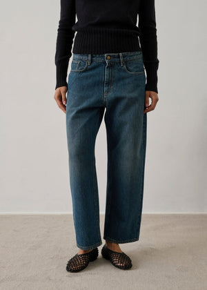 Harrison Jean in Blue/Green from SOEUR at Edito boutique