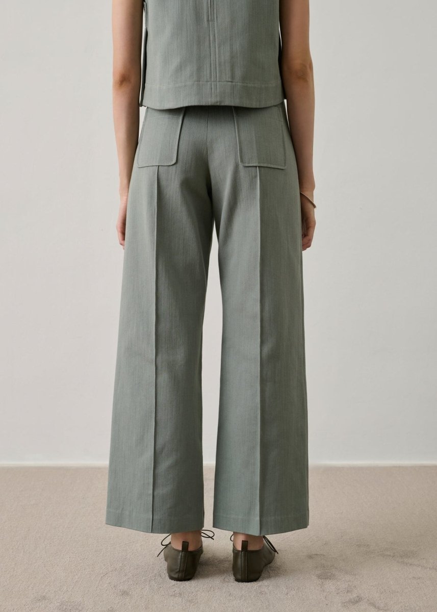 Harry Trousers in Aqua Green from SOEUR at Edito boutique