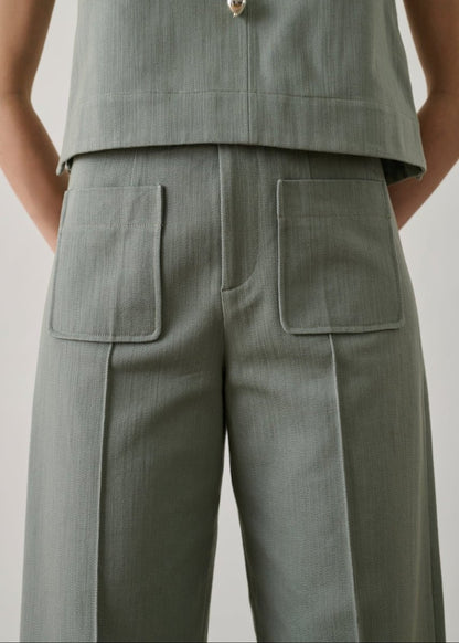 Harry Trousers in Aqua Green from SOEUR at Edito boutique