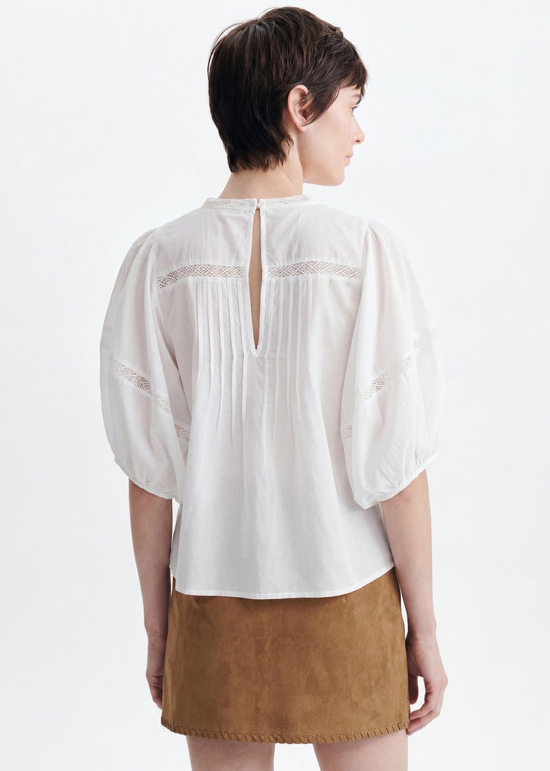 Hava Blouse in White from VANESSA BRUNO at Edito Boutique