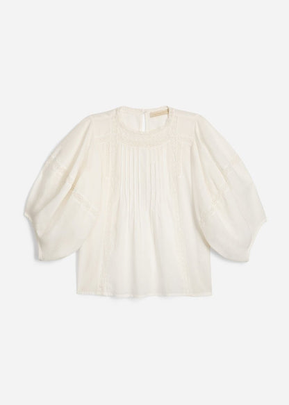 Hava Blouse in White from VANESSA BRUNO at Edito Boutique