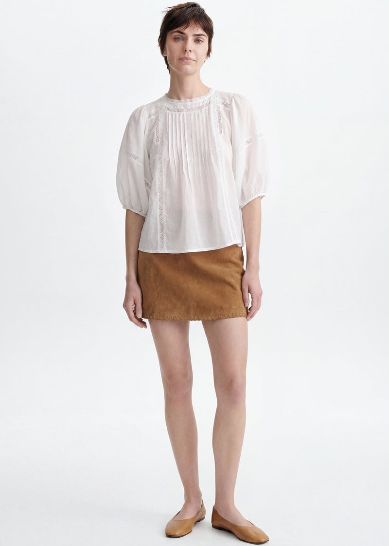 Hava Blouse in White from VANESSA BRUNO at Edito Boutique