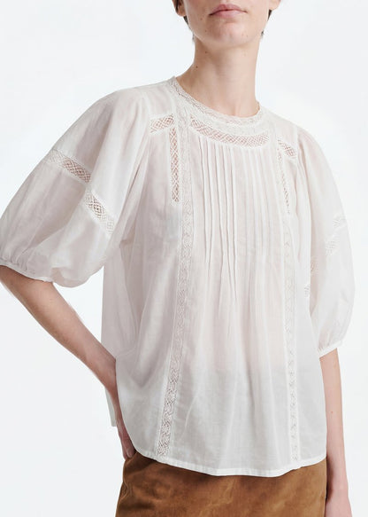 Hava Blouse in White from VANESSA BRUNO at Edito Boutique