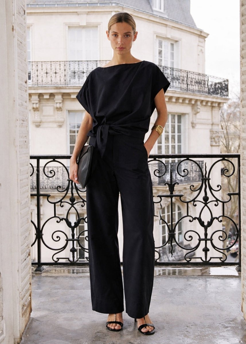 Hawk Trouser in Night from SOEUR at Edito boutique