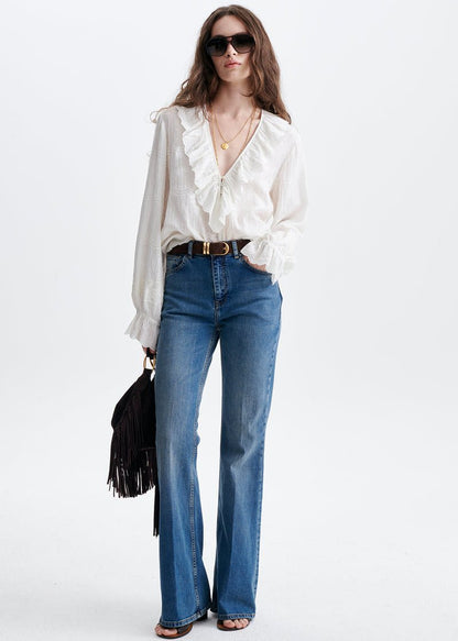 Helea Blouse in Ecru from VANESSA BRUNO at Edito Boutique
