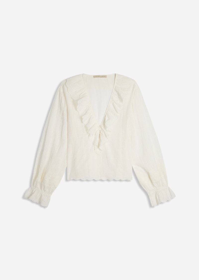 Helea Blouse in Ecru from VANESSA BRUNO at Edito Boutique