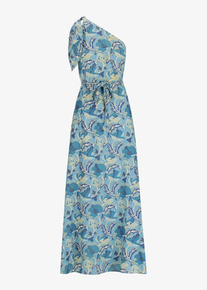 Helena Dress in Hibiscus Blue from HANNAH ARTWEAR at Edito boutique