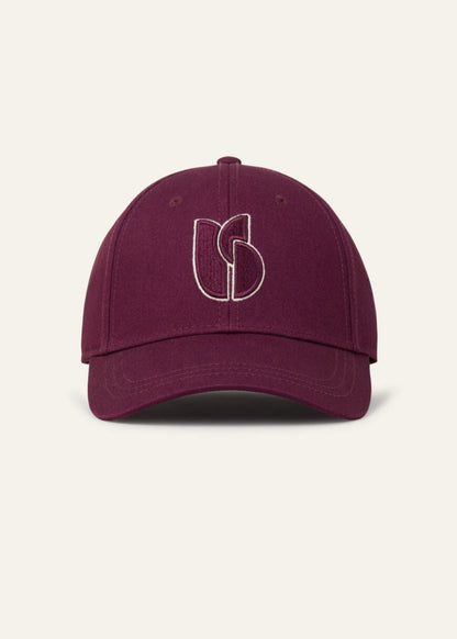 Heloa Cap in Plum from BA&SH at Edito boutique