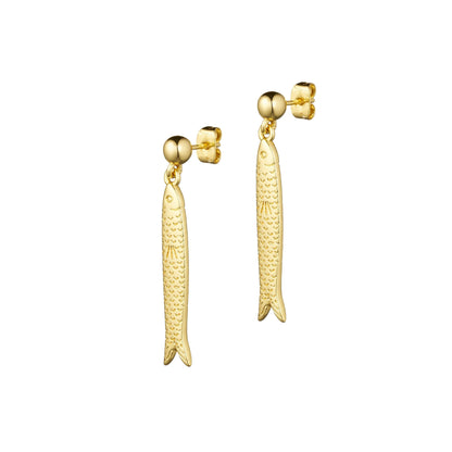Hippie Fish Earring in Gold from ANNI LU at Edito boutique