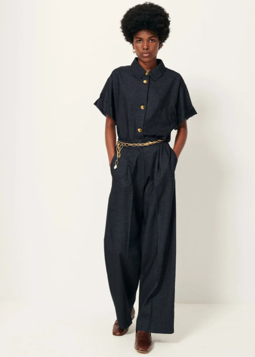 Hojika Pant in Indigo from SESSUN at Edito boutique