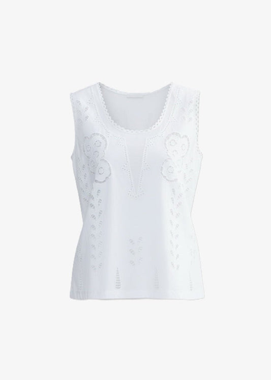 Homemade Lemonade Tank in White from BINNYWEAR at Edito boutique