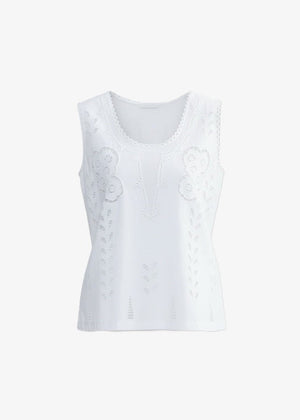 Homemade Lemonade Tank in White from BINNYWEAR at Edito boutique