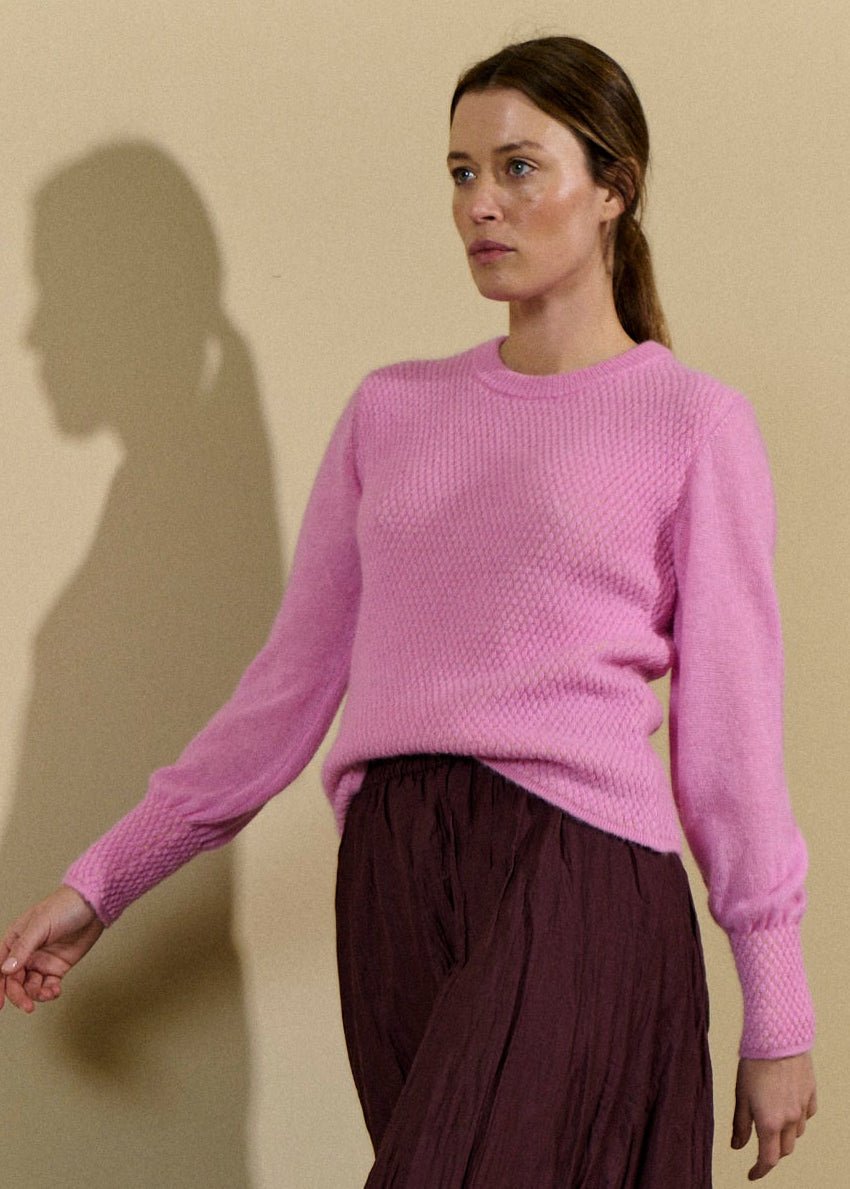 Honeycomb Sweater in Pink from SITA MURT at Edito boutique