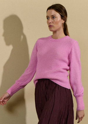 Honeycomb Sweater in Pink from SITA MURT at Edito boutique
