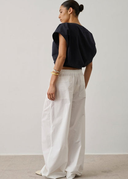 Hugues Trousers in Off White from SOEUR at Edito boutique