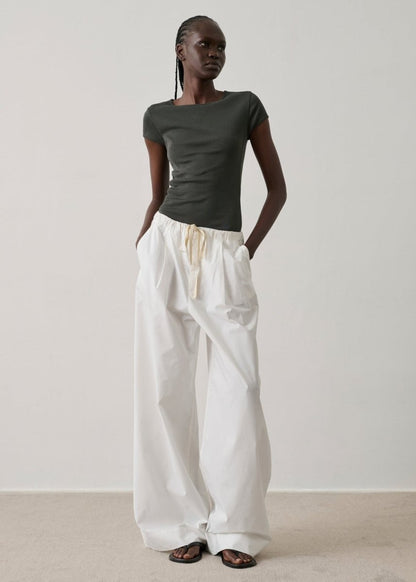 Hugues Trousers in Off White from SOEUR at Edito boutique