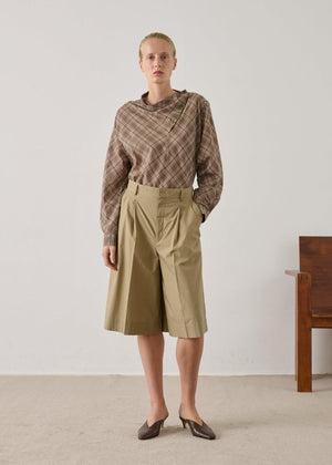 Imogen Bermuda Shorts in Sand from SOEUR at Edito boutique