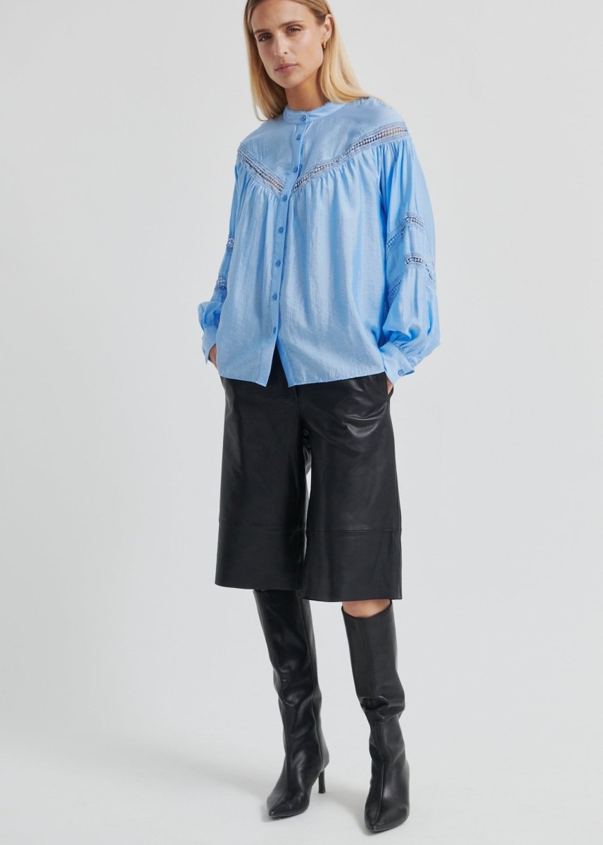 Indy Shirt in Frozen from SECOND FEMALE at Edito Boutique