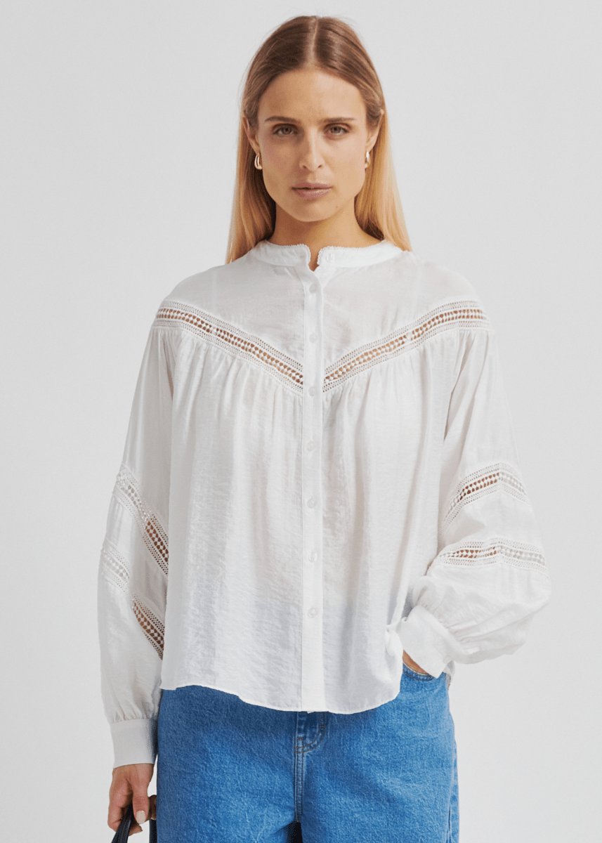 Indy Shirt in Tofu from SECOND FEMALE at Edito Boutique
