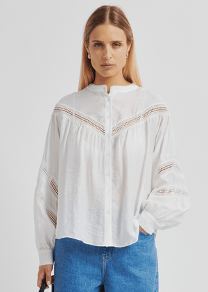 Indy Shirt in Tofu from SECOND FEMALE at Edito Boutique