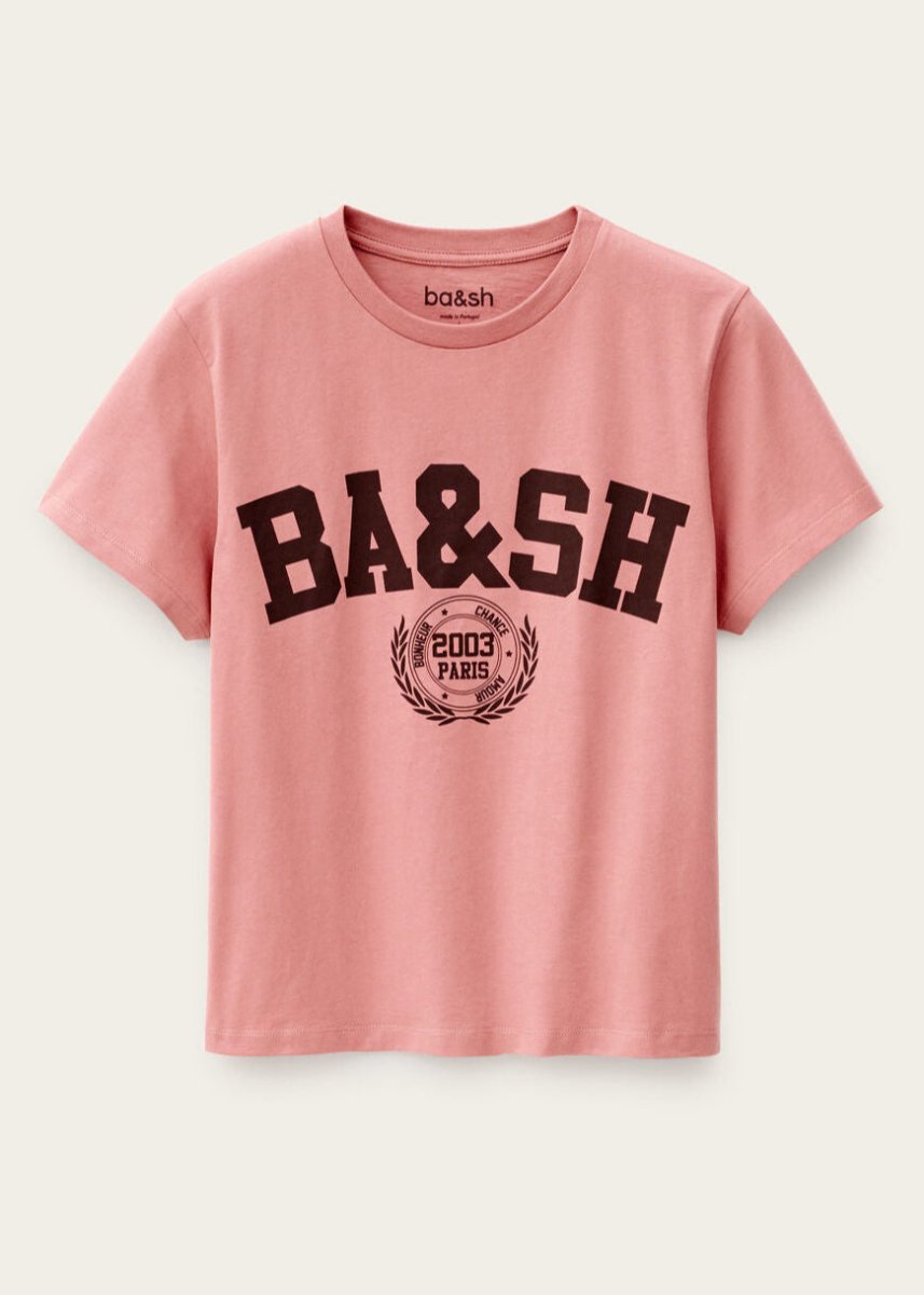 Ioni S/S Tee in Pink from BA&SH at Edito boutique