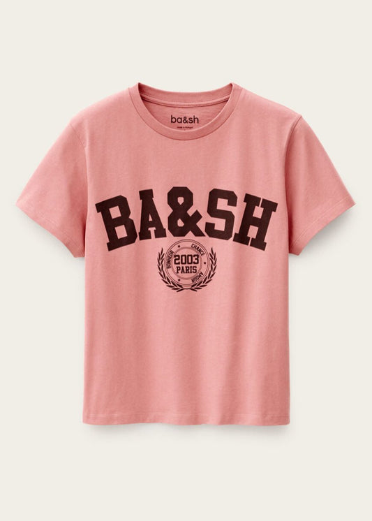 Ioni S/S Tee in Pink from BA&SH at Edito boutique