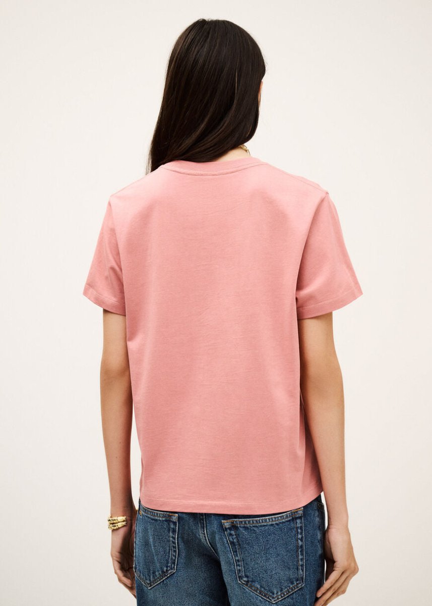 Ioni S/S Tee in Pink from BA&SH at Edito boutique