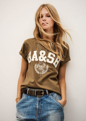 Ioni T-Shirt in Coffee from BA&SH at Edito Boutique