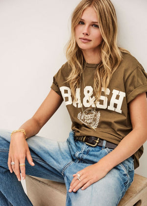 Ioni T-Shirt in Coffee from BA&SH at Edito Boutique