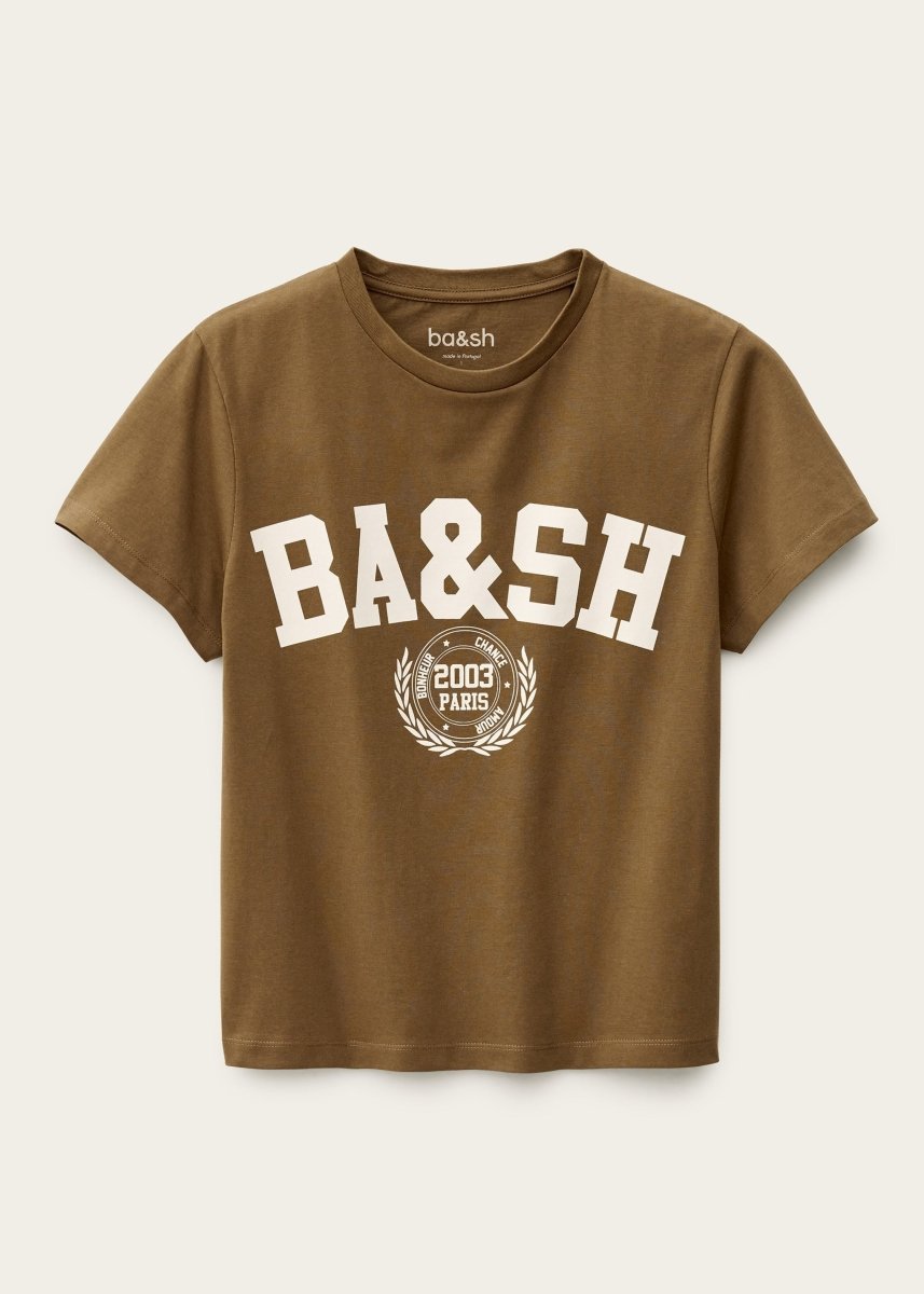 Ioni T-Shirt in Coffee from BA&SH at Edito Boutique